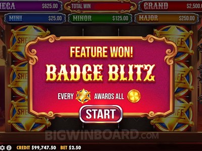 Игровой автомат Badge Blitz