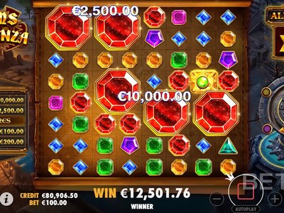 Игровой аппарат Gems Bonanza производителя Pragmatic Play